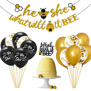 Set <span class=keywords><strong>de</strong></span> Decoraciones para Fiesta <span class=keywords><strong>de</strong></span> Revelación <span class=keywords><strong>de</strong></span> Género - Adornos Brillantes con Temática <span class=keywords><strong>de</strong></span> Niño o Niña para Baby Shower X1111 - Product Image 2