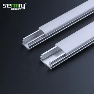 Grosir Aluminium Tersembunyi Ekstrusi Anodized Led Strip Led Profil Aluminium Led Strip Cahaya Aluminium Dekorasi Strip