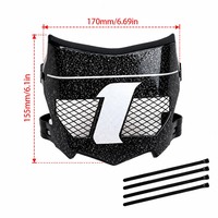 Protection de plaque d'immatriculation ventilée en plastique PP noir pour Surron Talaria 79bike, accessoires de moto électrique tout-terrain avec sangles