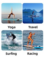 Planche de Stand Up Paddle avec tapis antidérapant en EVA souple, large et stable, pour adultes débutants, lac, océan, surf, tourisme