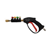 Pistolet à eau électrique haute pression SeaSummer en plastique avec buse réglable 2900psi/200bar pour lavage de voiture et usage domestique