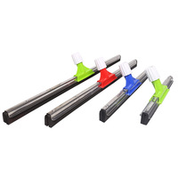 Nettoyeur de vitres en plastique coloré Raclette de fenêtre Raclette de sol Épurateur industriel