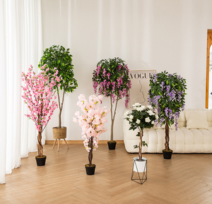 Jiawei ต้นไม้ปลอมดอกไม้ดอกไม้ประดิษฐ์สำหรับพาราโจนส์แกรนด์กล้วยไม้ขนาดเล็กสัมผัสจริงดอกดาเลียดอกไม้ประดิษฐ์ - Product Image 6