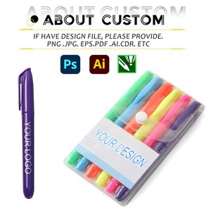 Bolígrafo Publicitario Multifuncional 5 en 1 Personalizado OEM con Logotipo, Bolígrafo de Plástico con Forma de Flor y Resaltador de Cinco Colores al por Mayor - Product Image 3