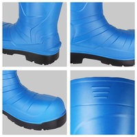 Bottes de pluie ultra légères, antidérapantes, dégradables, écologiques, pour abattoirs et travailleurs de la construction, avec bout en acier et sécurité