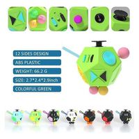 Cube infini anti-stress rotatif à 360 degrés en plastique et métal, jouet de puzzle sensoriel pour la thérapie des doigts, éducatif pour la salle de classe, adaptés à tous les âges