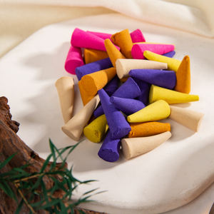 Méditation Yoga Cadeau Bois De Santal Rose Lavande Parfums Naturels 200pcs Cônes D'encens à Refoulement pour Brûleur Cascade D'encens - Product Image 5