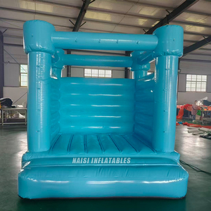 Castillo Inflable Azul Económico para Niños Pequeños, Casa de Juegos Inflable Pequeña para Interiores, Brincolines para Fiestas de Cumpleaños y Eventos - Product Image 6