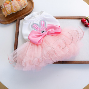 PETCIRCLE Novedades Primavera/Verano: Ropa y Accesorios para Perros y Gatos, Falda Tutú de Conejita para Pascua - Product Image 2