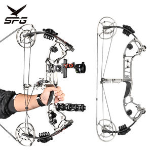 Tir à l'<span class=keywords><strong>arc</strong></span> <span class=keywords><strong>poulie</strong></span> <span class=keywords><strong>arc</strong></span> 40-70lb réglable en alliage d'aluminium Riser extérieur cible compétitive tir carbone flèche équipement - Product Image 1