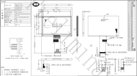 Module d'affichage LCD TFT IPS 4,3 pouces 480x272 avec rétroéclairage LED à bord, RGB 40 broches, 60Hz, 600cd/m², plage de température étendue -40 ~ +85, haute luminosité