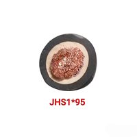 Câble flexible en cuivre JHS gainé de caoutchouc étanche pour pompes submersibles 1*95/2*50, longueur industrielle, fabricant direct