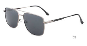 <span class=keywords><strong>Gafas</strong></span> de sol cuadradas simples para <span class=keywords><strong>hombre</strong></span> y mujer, <span class=keywords><strong>gafas</strong></span> polarizadas con marco grande, espejos y <span class=keywords><strong>gafas</strong></span> reflectantes de estilo clásico - Product Image 4