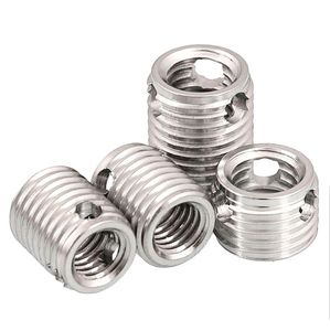 Douille filetée M6 1.0 2.5D en acier inoxydable 304 robuste, insert fileté M6 pour vis - Product Image 1