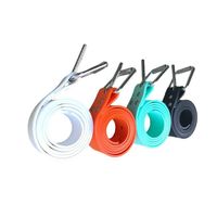 Ceinture de plongée en silicone Hebei avec boucle en acier inoxydable 316, équipement de plongée de 13 mètres de long
