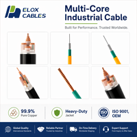 Câble électrique toronné Cat6 à conducteur en cuivre avec isolation en PVC basse tension pour applications de construction