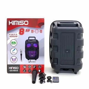 <span class=keywords><strong>Altavoz</strong></span> Portátil para Exteriores de Alta Potencia <span class=keywords><strong>KIMISO</strong></span> QS-1803, BT 5.0, Micrófono Incorporado, Control Remoto, Batería de 1000-2000 mAh para Karaoke - Product Image 3