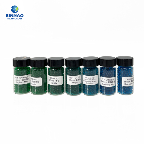 Cigarette Flavor Capsules Menthol & Fruit Beads for Cigarette Filter OEM & Wholesale