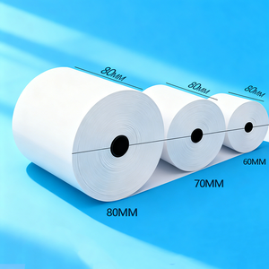 ورق طابعة حرارية 80 مم، ورق فواتير وصراف آلي 80*80، لفة ورق حراري لنقاط البيع وأجهزة الصراف الآلي - Product Image 2