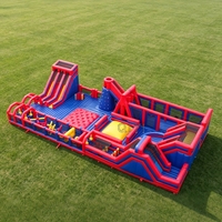 Parc gonflable Big Bounce, château gonflable, parc d'attractions pour enfants, jeux gonflables, aire de jeux gonflable pour enfants et adultes