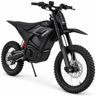 Moto tout-terrain électrique CEMOTO D02 72V 25AH 6000W pour adultes, pneus larges, tout-terrain, hors route, VTT électrique