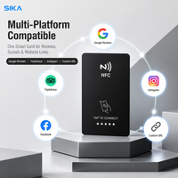 Großhandel Acryl NFC Mini-Tag Google Bewertungskarte Tap-Rate-Abzeichen Individueller Druck Wasserdicht Hotel Einzelhandelsgroßgruppen Rezeption Feedback