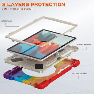 Heave Duty Custodia Antiurto Per <span class=keywords><strong>Samsung</strong></span> <span class=keywords><strong>Galaxy</strong></span> <span class=keywords><strong>S7</strong></span> 11 Pollici T870 T875 T878 Defender Arcobaleno Del Basamento di Bambini <span class=keywords><strong>Tablet</strong></span> Copertura - Product Image 3