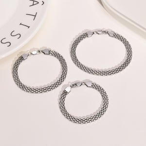 Nuovo Multi formato appannamento libero in acciaio inox braccialetto 18k Pvd placcato oro braccialetto gioielli per gli uomini e la signora - Product Image 2