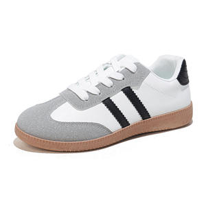 Chaussures de sport pour femmes, style allemand, nouvelle collection été, respirantes, blanches, style coréen, toutes occasions, semelle plate, baskets décontractées - Product Image 5