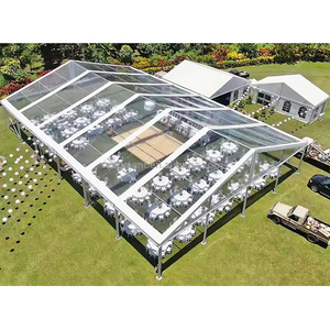 Tente en aluminium claire transparente de luxe de cadre de PVC pour des expositions extérieures de fêtes de mariage de sports pour des structures extérieures d'<span class=keywords><strong>orangerie</strong></span> - Product Image 4