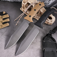 Couteau tactique personnalisable Bochen, lame en acier inoxydable, manche en plastique, qualité DIY pour la survie en plein air, la chasse, la nature sauvage, OEM