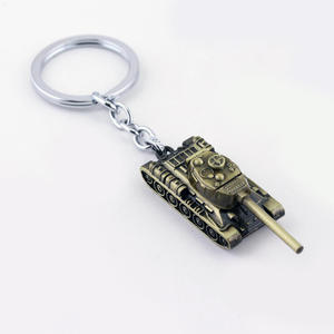 Tanks Keychain for Men WOT Metal Tank Bullet <b>Key</b> Ring <b>Key</b> Chains Pendant Chaveiro - Product Image 5