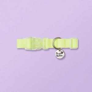 Collar para Perro de PVC Verde Talla S, Premium, Elegante, Duradero, Diseño Sólido, Estilo Lujoso, Impermeable, Cierre de Hebilla Ajustable, Personalizado - Product Image 1