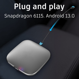 Boîte multimédia intelligente <span class=keywords><strong>Carplay</strong></span> AI 8+128G pour voiture avec <span class=keywords><strong>Carplay</strong></span> sans fil d'origine, système Android 13 avec Youtube Netfliex - Product Image 2