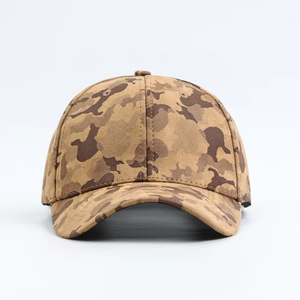 Casquette de baseball camouflage 6 panneaux en gros, visière incurvée, logo personnalisé, en daim, calotte rigide, chapeau d'hiver, nouveau design - Product Image 2
