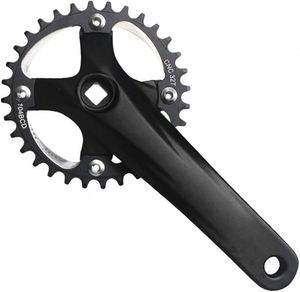 Pédalier à axe carré avec plateaux étroits et larges 30T 32T 34T 36T 38T - Product Image 2