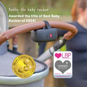 Zazu Baby <b>Rocker</b> Black Gentle Motion For Strollers And <b>Prams</b> Better Sleep - Product Image 2