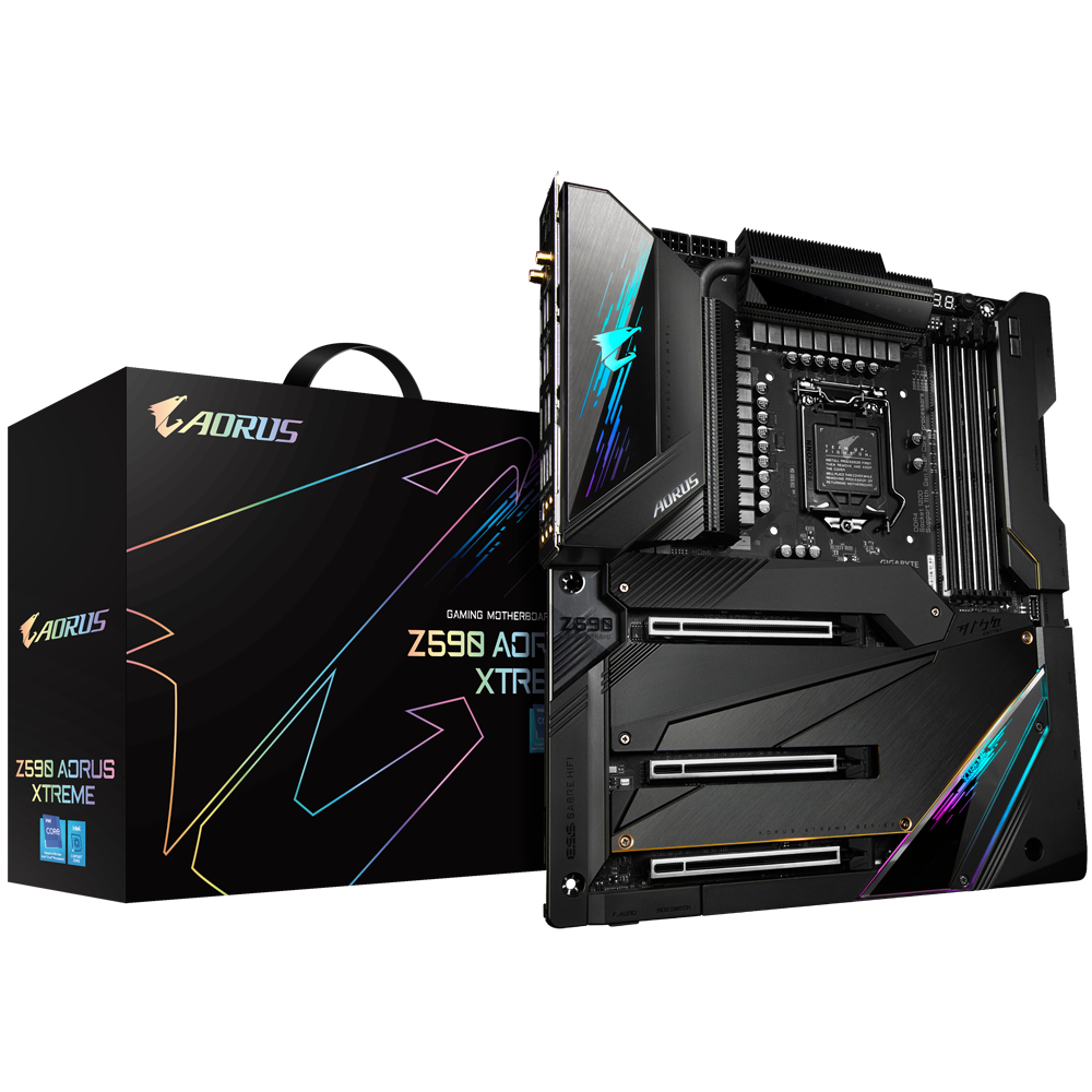 Intel Core i9-10900K + Gigabyte Z590