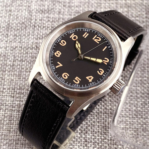Sterile <strong>Watch</strong> NH35 PT5000 Pilot Diver Mechanical <strong>Watch</strong> Men Snake <strong>Orange</strong> Hand Sapphire Crystal <strong>Dive</strong> 200m Waterproof - Product Image 4