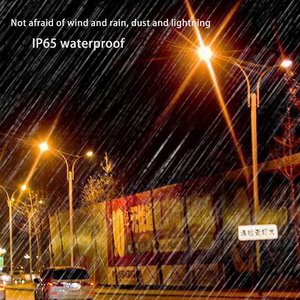 Farola Solar Exterior Cuadrada con Sensor de Movimiento y Control Inteligente, Impermeable IP65, para Patio, Carretera e Iluminación de Proyectos - Product Image 3