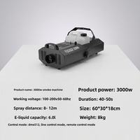 Machine à fumée et à brouillard à injection directe haute puissance 3000W AC 110-220V pour mariages et événements scéniques