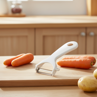 Couteau à éplucher en acier inoxydable pour la maison, éplucheur multifonction pour fruits et légumes, gadget de cuisine ergonomique