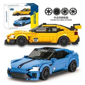 XJD nuevo JD103 <span class=keywords><strong>Mi</strong></span> Su 7 juguetes 2 Modelo de montaje de coche Decoración de mesa DIY juguetes educativos para niños regalos juegos de bloques de construcción - Product Image 6
