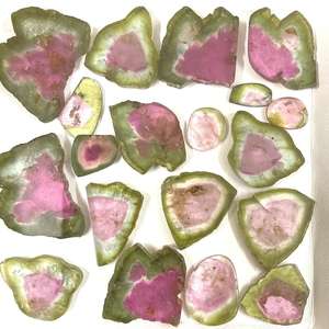 Rodaja de Turmalina Sandía, Gema Natural de Gran Tamaño, Rodaja de Turmalina Sandía Suelta - Product Image 3