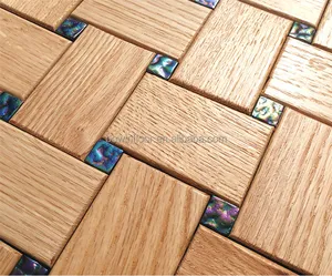 KHÁCH SẠN Khá Tiếp Nhận Nền Tường <span class=keywords><strong>Chevron</strong></span> Khảm Gạch Tường Nghệ Thuật - Product Image 4