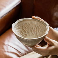 Service de vaisselle en porcelaine Jingdezhen vintage non toxique 6-10 pièces assiettes bols tasses