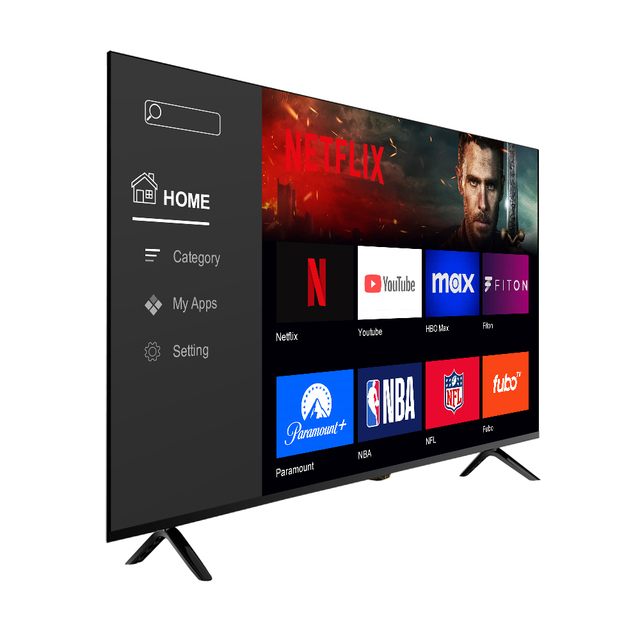 Custom LED TV 32 40 43 50 55 Inch Wall Mount Flat Screen TV Television 65 Inch 4K Smart TV
