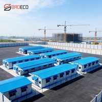 Bengkel Kontainer Prefabrikasi Gudang Rumah Bahan Bangunan Logam Panel Dinding EPS Panel Sandwich Interior