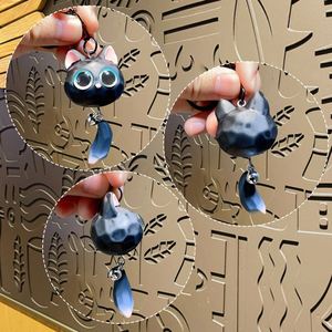 Wholesale 3D Resin Cat Keychain Cute <b>Big</b>-Eyed Cartoon Cat Pendant for Car & <b>Backpack</b> Exquisite Gift - Product Image 4