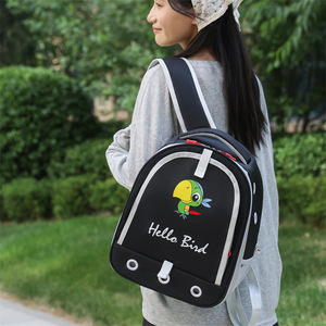 Sun budgie birdcage, portable <b>backpack</b>, foldable and breathable pigeon cage. - Product Image 2